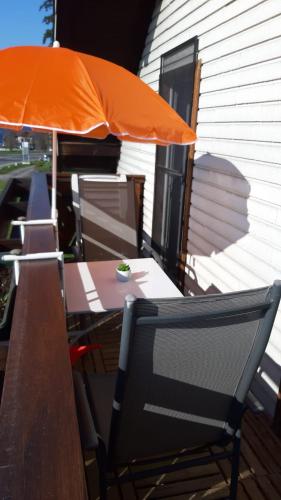 Erkély/terasz, Rooming Green mit Seeblick in Weyregg Am Attersee