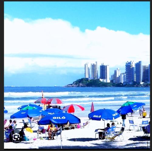 Flat Morro -Maluf Guarujá - 3 min a pé praia