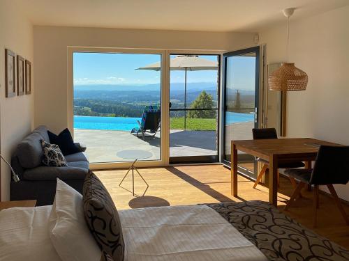 Greim 15 --- Apartment mit Pool und Fernsicht 30m2 in Greim, Österreich