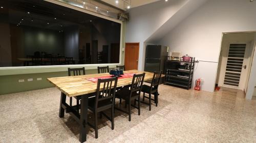 ห้องส่วนกลางสำหรับนั่งเล่น/ดูทีวี, BrightStarryHostel-Vacation in Donggang in ผิงตง