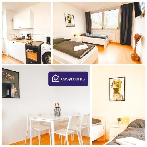 Monteurwohnung mit Balkon und Wohnzimmer in Bochum, Deutschland