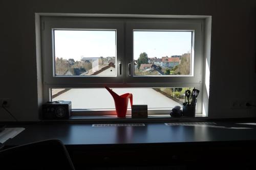 景觀, Ruhige Ferienwohnung in der Kernstadt Laubach in 勞巴克