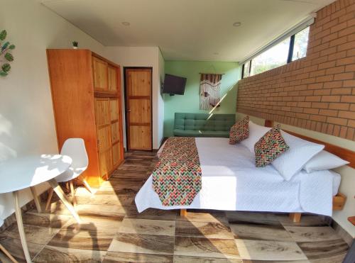 1 double bed, 1 sofa bed