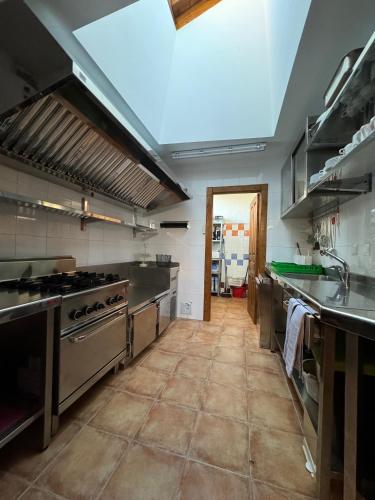 Konyha, Casa Rural La Socarrena in Mazcuerras