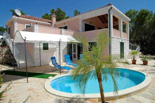 Holiday house in Tri Porte Potirna with sea view, terrace, air conditioning, WiFi 39-1, Potirna