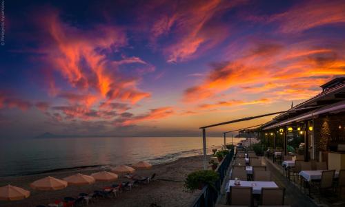 Restaurant, Stelakis Beach in Thassos
