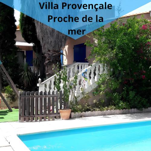 Magnifique villa familiale/piscine près de la mer - Location, gîte - Port-de-Bouc