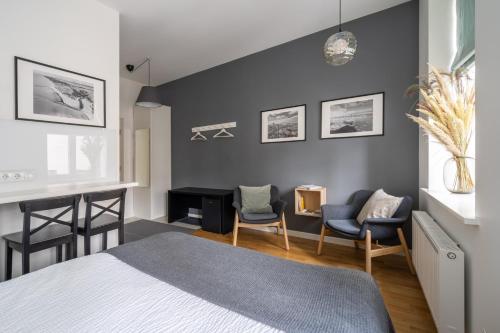 Elegant and Quiet Studio near Park with Elevator and AC, 9 min walk to Riga Old Town, Riga (fotografie 9)