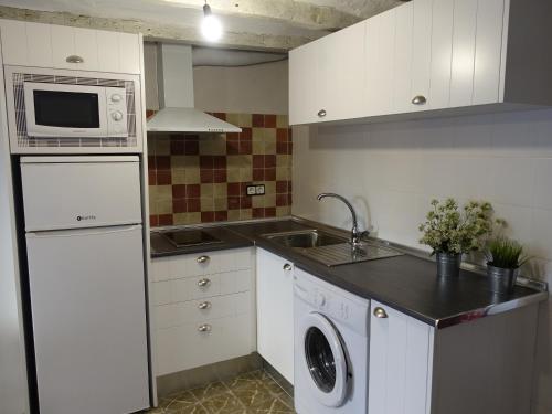 virtuve, Apartamentos La Dama Azul in Ágreda