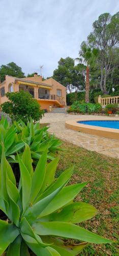 สภาพแวดล้อมโดยรอบ, Villa los Agaves Javea piscina y barbacoa in เอล โตซาเลต