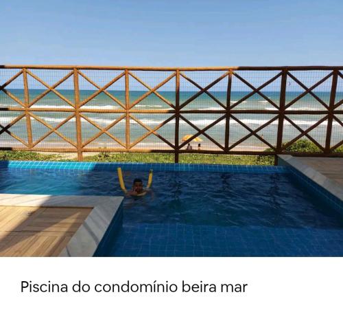 Linda casa beira da praia