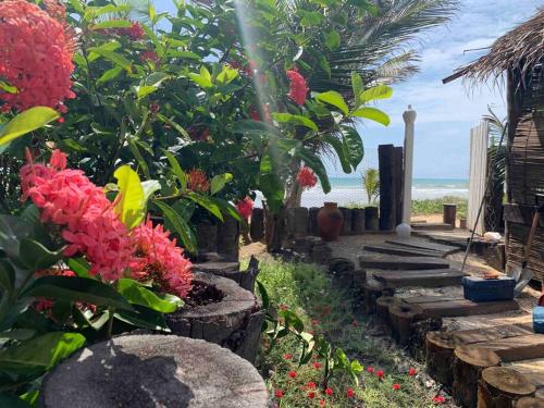 Bela casa de praia beira mar in Pontal Do Peba