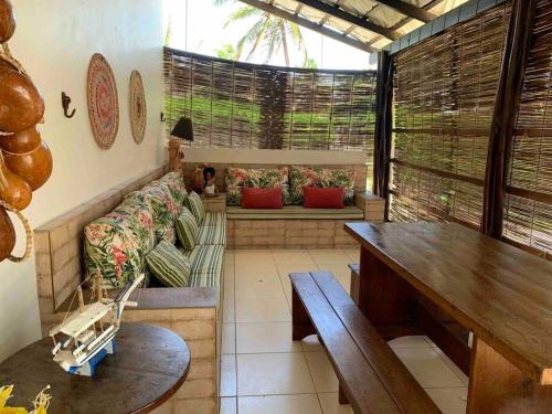 Bela casa de praia beira mar in Pontal Do Peba