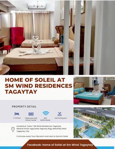 Home Of Soleil At SM Wind Tagaytay