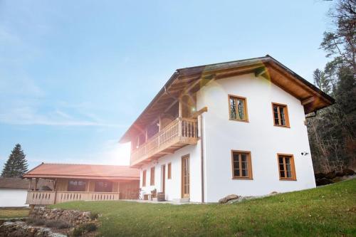 外部景觀, Traumhaftes Chalet mit Sauna und Whirlpool Refugium am Rehberg in 德拉克塞爾斯里德
