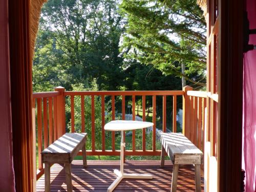 Balkons/terase, La Flore De Lys, lovely cottage ideal for 2 adults and 1 bebe in Saint-Jouin-Bruneval