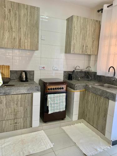 Küche, Rorot 1 bedroom Modern fully furnished space in Annex Eldoret with free wifi in Eldoret