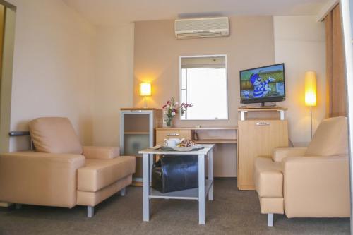 共用Lounge/電視區, 第聶伯羅彼得羅夫斯克酒店 (Dnepropetrovsk Hotel) in 聶伯城