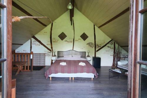 unique room with great view in a former old barn