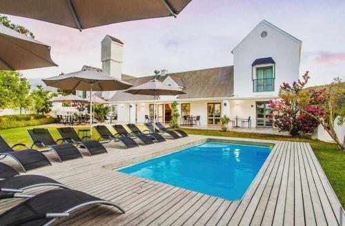 View, Droom Guesthouse in Franschhoek