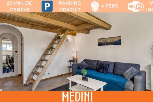 ZenBNB / Medini / Parking / 4 pers. / WiFi / - Apartment - Annemasse