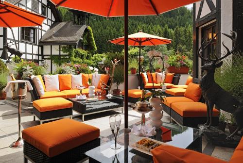 Erkély/terasz, Relais & Chateaux Jagdhof Glashutte in Bad Laasphe