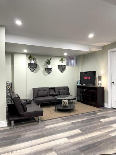 Shared lounge/TV area, Niagara Falls BNB 15 mins away from Falls in Thorold (ON)