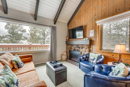 Cozy Estes Park Condo with Balcony and Fireplace!