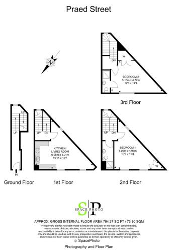 Modern 2 bedroom flat for 4 in Greater London - image 7