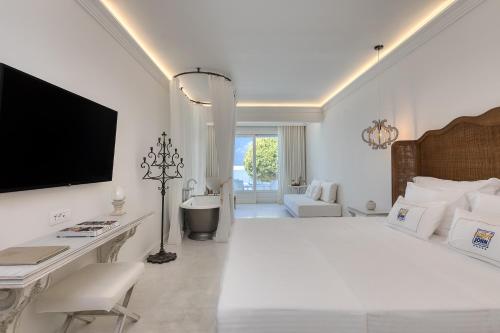 Habitación Premium Aegean con vistas parciales al mar