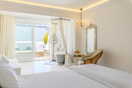 Habitación Premium Aegean con vistas parciales al mar