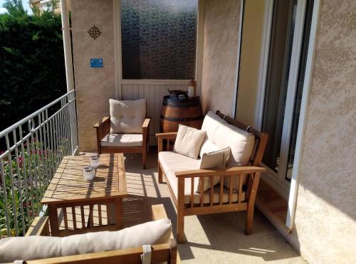 Балкон/тераса, Holiday Home Lucinkas in Laurens