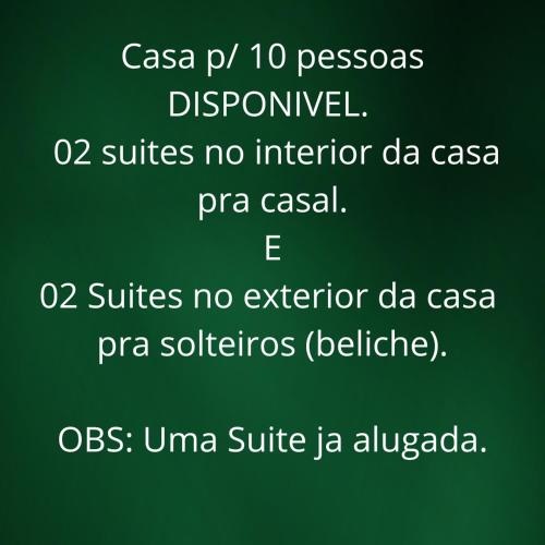 Casa para 10 pessoas