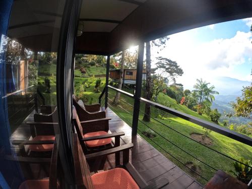 Erkély/terasz, Reventazon River Mountain Ranch in Turrialba