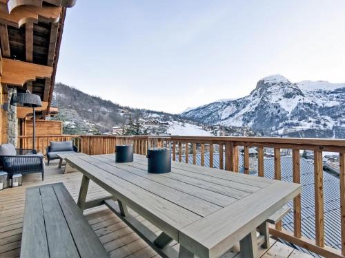Chalet luxueux avec piscine interieure et sauna - 5 chambres, 12 pers., proche commerces et pistes - in Villarencel