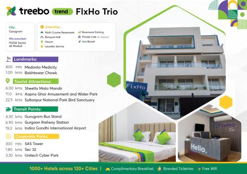 Treebo Trend FlxHo Trio - Medanta Medicity Gurgaon