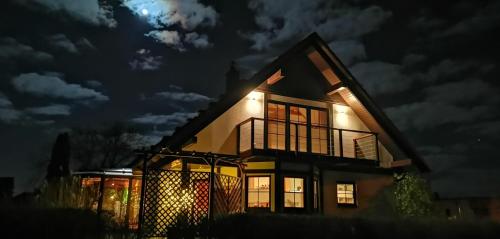 外部景觀, Chill Haus mit Sauna und Kamin in 格羅斯克魯茨/哈維爾