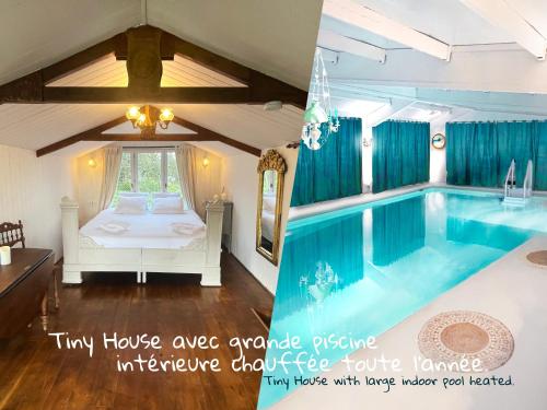 Isba Tiny House piscine couverte à partager - Location, gîte - Marais-Vernier