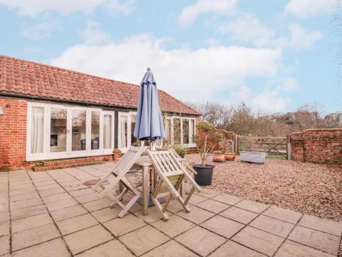 A szálláshely kívülről, Avocet Cottage in Dunwich