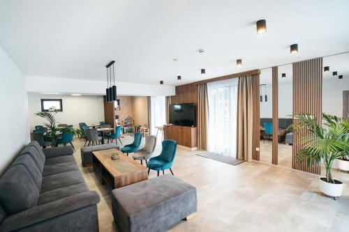 Koplietošanas atpūtas telpa ar TV, Apartmány Hájenka Oravice (Apartmany Hajenka Oravice) in Oravice