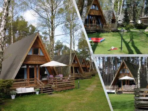 Zinnowitz, Finnhütte am Ostseestrand in Zinnowitz, Deutschland