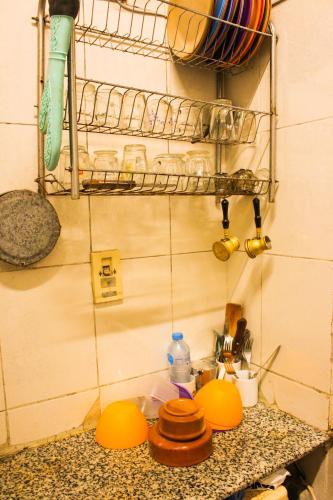 bucătărie, Ithaka Mansheya Hostel Alexandria in Alexandria
