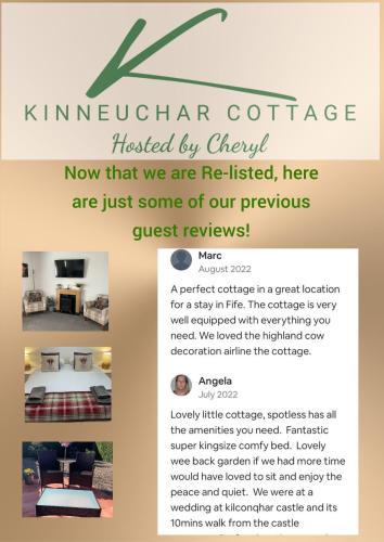 Kinneuchar Cottage - by Elie, Dog Friendly.