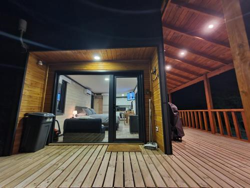 Balkons/terase, Tiny & Big House Suite Los Mallines de Malalcahuello in Malalcahuello