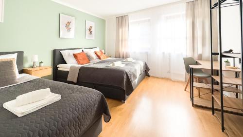 NEU - Zentrum, 3 Zi, free Tiefgarage, smart TV, WLAN, Augsburg (fotografie 9)