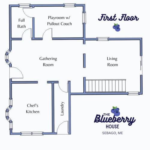 The Blueberry House - Spacious, Family & Pet-Friendly Retreat near Sebago Lake