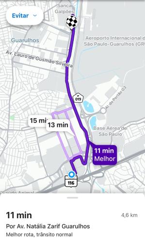 Incrível Apto 7 min do Aeroporto de GRU AR COND e GARAGEM