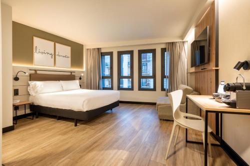 1 double bed