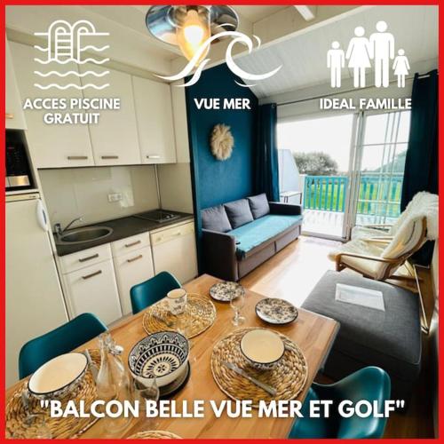 "LA FREGATE OCEANE" Appartement duplex 6 personnes, vue mer, accès parc aquatique gratuit - Location saisonnière - Talmont-Saint-Hilaire