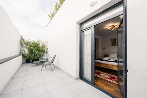 Erkély/terasz, Hotel B4 in Nagyvárad városközpont